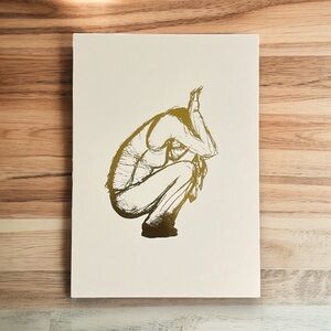 Gold Life Drawing Print (Drawing of a Woman) 5x7